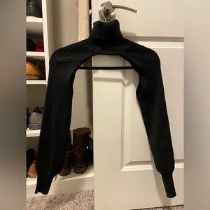 Woman’s High Collar Shrug Sweater Shrug Size S - Never Worn